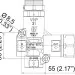 Регулятор давления Mecline VHP 31/250 (170бар, 250л/мин, 1г-г, By-pass 1г, лат)