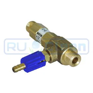 Эжектор с дозировкой PA (220бар, 3/8ш-ш, D=1.8мм, лат, синий, удлин)
