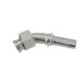Фитинг высокого давления ORFS (DN12, 1"г, 45гр, оцинк) RC