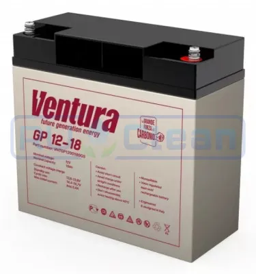 Тяговый аккумулятор Ventura GP 12-18 (12В, 18Ач, AGM)