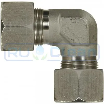 Переходник угловой 1/2"г-1/2"г R+M (315бар, нерж, D20-20)