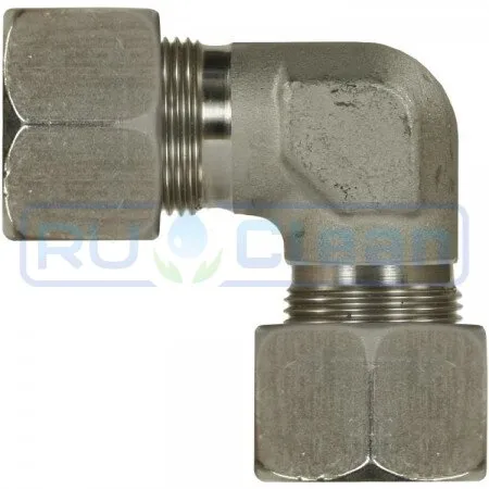 Переходник угловой 1/2"г-1/2"г R+M (315бар, нерж, D20-20)