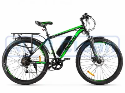 Электровелосипед Eltreco XT 800 new (черно-зеленый)
