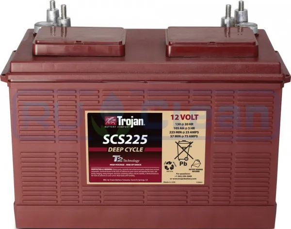 Тяговый аккумулятор Trojan SCS225 (12В, 105Ач, Acid)