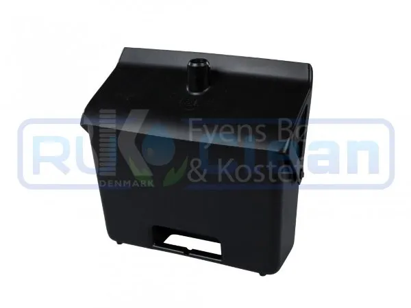Совок FBK (с крышкой, без ручки, черный)