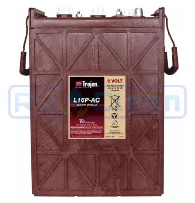 Тяговый аккумулятор Trojan L16P-AC (6В, 344Ач, кислота)