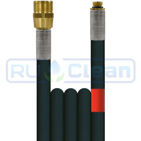 Шланг для канализации (10м, 1SN-DN06, М22х1.5ш-1/4"ш, 350бар) TOR