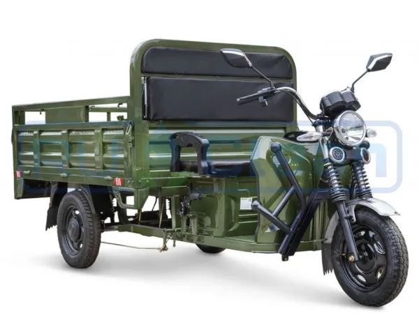 Трицикл электрический Rutrike D4 Next 1800 60V1500W (зеленый)