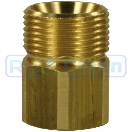 Переходник М22х1.5ш-1/2"г (400бар, лат) TOR