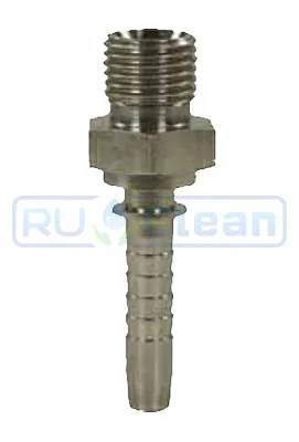 Фитинг высокого давления BSP (DN05, 1/8ш, оцинк) R+M