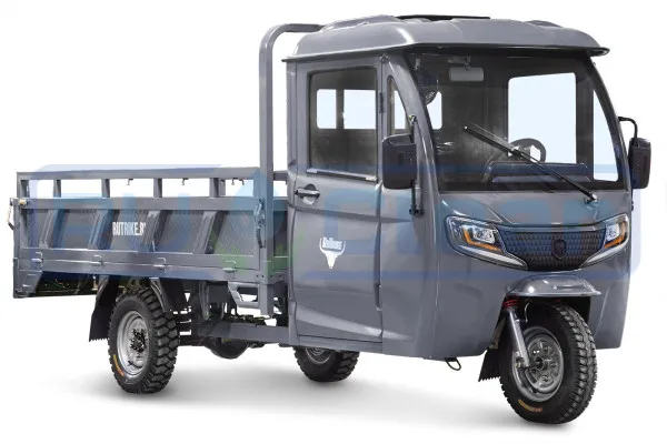 Трицикл электрический Rutrike Фактор 2600 60V2000W (серый)