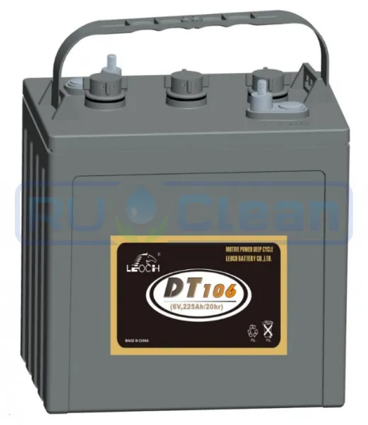 Тяговый аккумулятор LEOCH DT 106 (6В, 225Ач, WET)