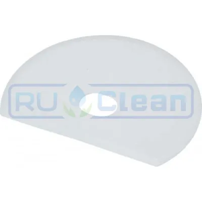 Скребок с отверстием FBK (125х160мм, гибкий, белый)