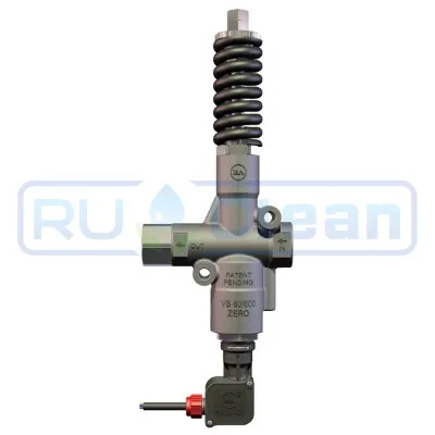 Регулятор давления PA VB60/600 Zero (600бар, 60л/мин, 1/2"г-1/2"г, By-pass 1/2"г, микр, Aisi 303)