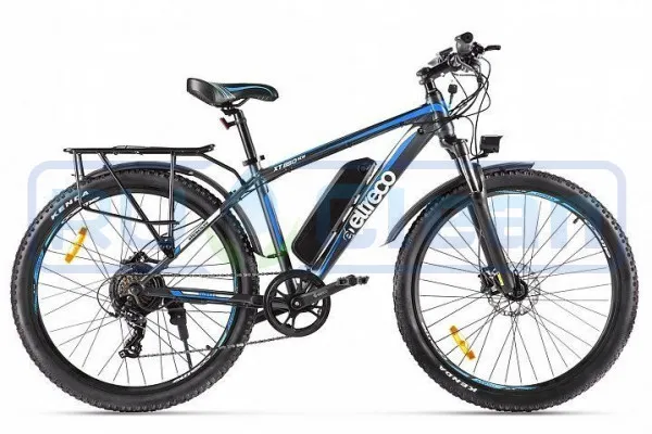 Электровелосипед Eltreco XT 850 new (серо-синий)