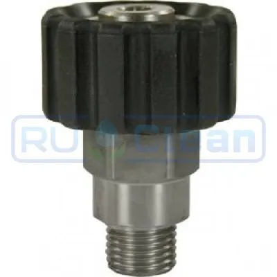 Переходник М22х1.5г-1/4"ш (нерж, 500бар) R+M