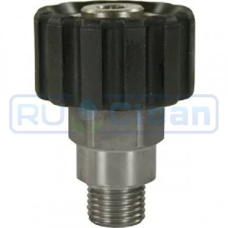 Переходник М22х1.5г-1/4"ш (нерж, 500бар) R+M