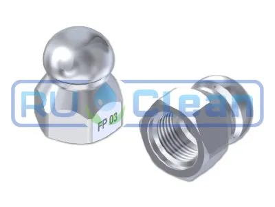 Форсунка каналопромывочная PA ST3 (070, 1/4"г, 3отв, бой назад)
