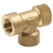 Тройник 3/8"г-3/8"г-3/8"г (400бар, латунь) Tecomec