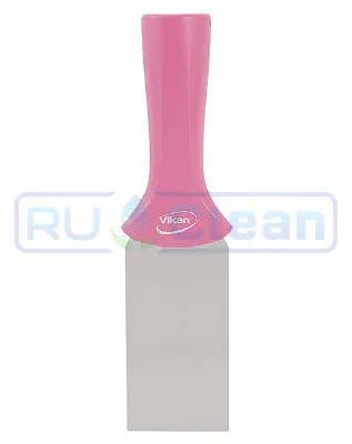 Скребок Vikan (50мм, розовый, резьб.ручка)