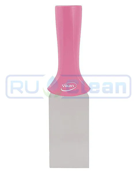 Скребок Vikan (50мм, розовый, резьб.ручка)