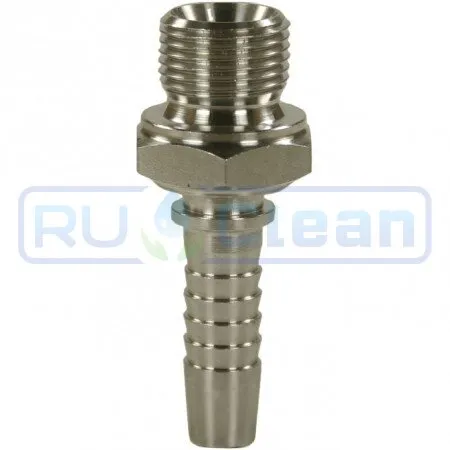 Фитинг высокого давления BSP (DN10, 1/2ш, нерж) R+M