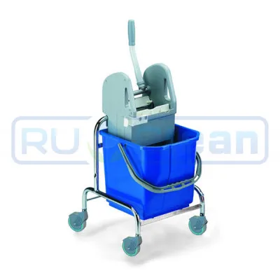 Тележка TTS Sam 25 (1*25л, хромир., без ручки и бамперов, с отжимом Tес)