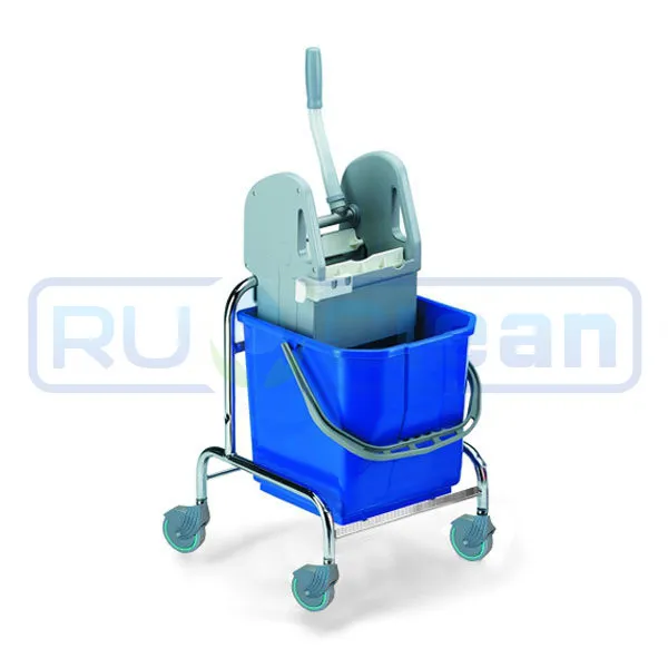 Тележка TTS Sam 25 (1*25л, хромир., без ручки и бамперов, с отжимом Tес)