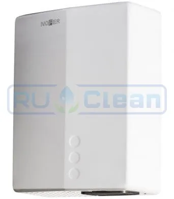 Сушилка для рук Nofer 01481.W BIG FLOWevo (2050Вт, автомат, нерж, белый)