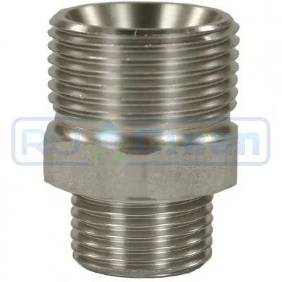 Переходник М22х1.5ш-1/4"ш (нерж, 500бар) R+M