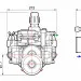 Мембранный насос Comet MC 25 (25бар, 18.5л/мин, бенз.мотор LONCIN)