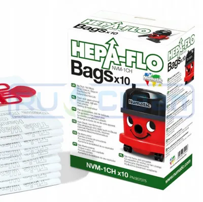 Мешки Numatic Hepa-Flo NVM-1CH (10шт, для 130-160-180-200-240-250)