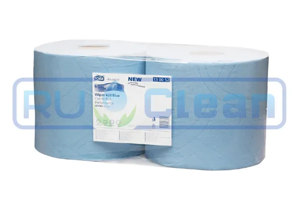 Салфетки протирочные TORK W 420 Blue (1000л, 2сл., 23.5х34см)