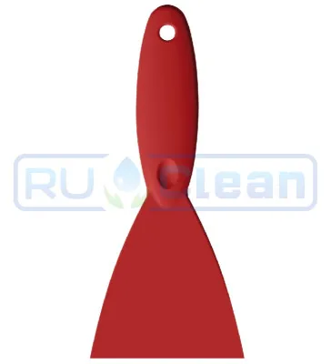 Скребок ручной Haug Bursten (110мм, широкий, красный)