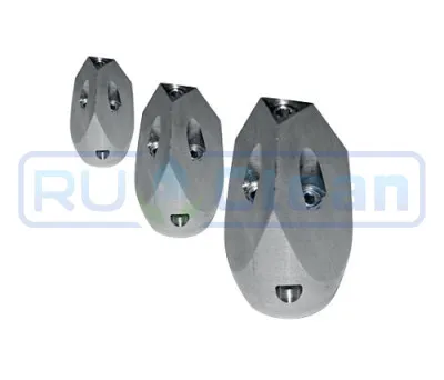 Форсунка каналопромывочная SNT (11, 300бар, 3/8"г, 3х4) Tecomec