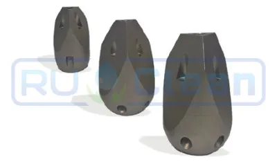 Форсунка каналопромывочная SNT (80, 300бар, 1"г, 6-M8х10, 4-M8х10) Tecomec