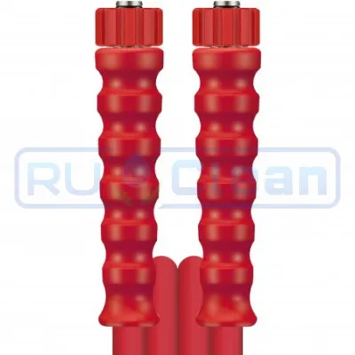 Шланг высокого давления 2SN-10 (10м, М22х1.5г-3/8г, 500бар, красный) R+M