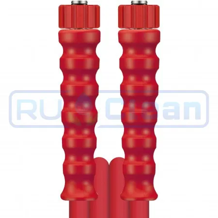 Шланг высокого давления 2SN-10 (10м, М22х1.5г-3/8г, 500бар, красный) R+M