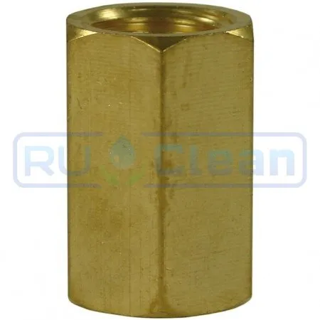 Переходник 1/2"г-1/2"г (латунь никел.) R+M