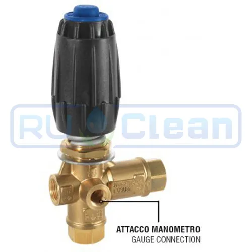 Регулятор давления Mecline VRC25 (250бар, 30л/мин, 3/8"г-3/8"г, By-pass 3/8"г)