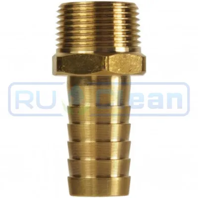Переходник 1/2"ш-елочка19мм (6бар, латунь) R+M