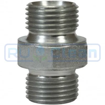 Переходник 1/2"ш-1/2"ш (500бар, оцинк) R+M