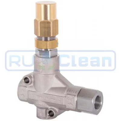 Регулятор давления Mecline VHP51 (500бар, 100л/мин, 1/2"г-1/2"г, By-pass 1/2"г, никел.лат)