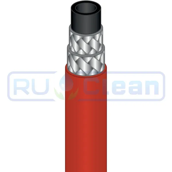 Шланг высокого давления 2SС-10 (500бар, красн) R+M