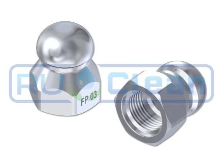 Форсунка каналопромывочная PA ST3 (040, 1/8"г, 3отв, бой назад)