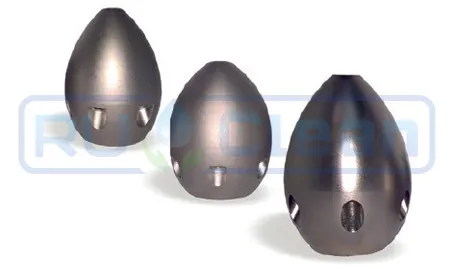 Форсунка каналопромывочная SNO (20, 300бар, 1/2"г, 6-M6х8, 1-M6х8) Tecomec