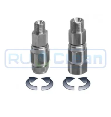 Переходник Mecline (400бар, 3/8"ш-3/8"г, Viton нерж. сталь)
