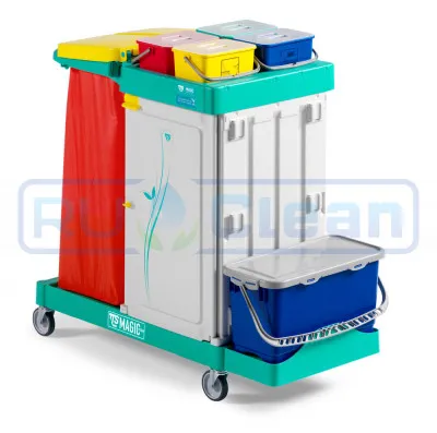 Тележка TTS MAGIC SYSTEM 700S SAFFETY (4х4л, 2х20л, без отжима)