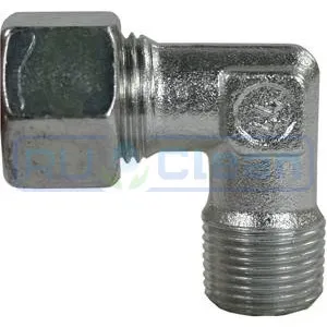 Переходник угловой, 1/2 внут-3/8внеш, оцинк сталь R+M 58320