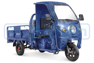 Трицикл электрический Rutrike D4 КАБИНА 1800 60V1500W (синий)